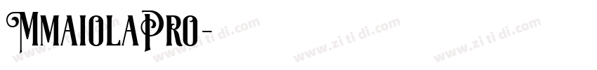 MmaiolaPro字体转换