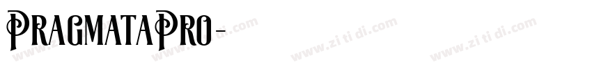 PragmataPro字体转换