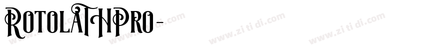 RotolaTHPro字体转换