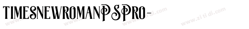 timesnewromanPSPro字体转换