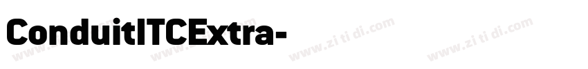 ConduitITCExtra字体转换