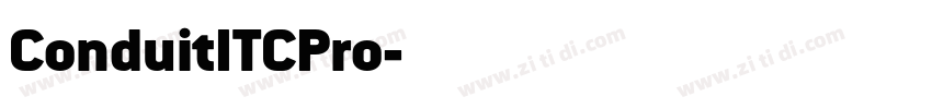 ConduitITCPro字体转换