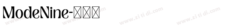 ModeNine字体转换