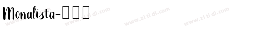 Monalista字体转换
