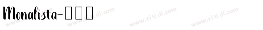 Monalista字体转换