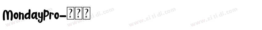 MondayPro字体转换