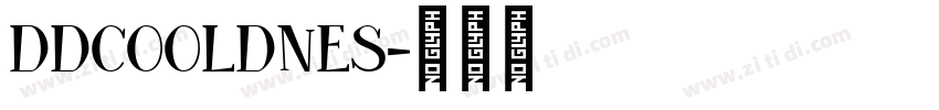 DDCOOLDNES字体转换