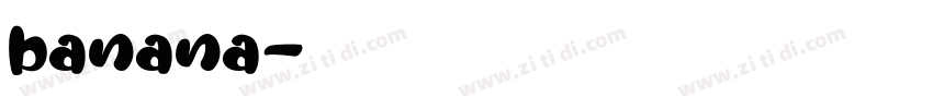 banana字体转换