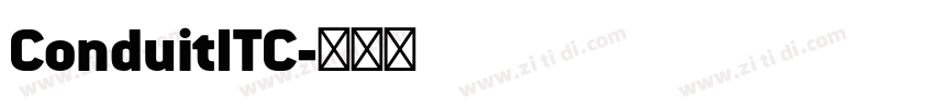 ConduitITC字体转换