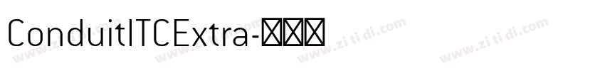 ConduitITCExtra字体转换