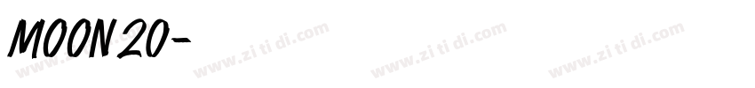 Moon20字体转换