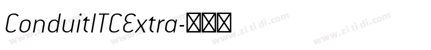 ConduitITCExtra字体转换