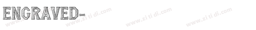 engraved字体转换 engraved字体转换