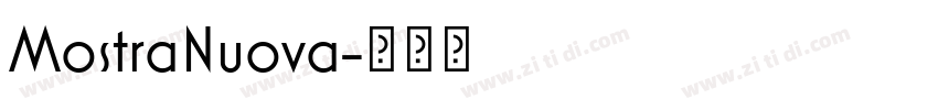 MostraNuova字体转换