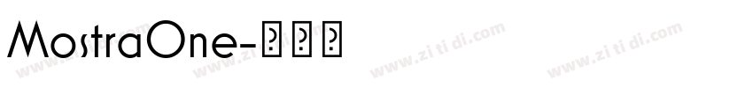 MostraOne字体转换