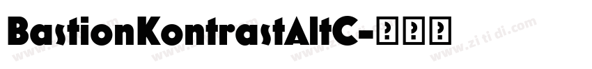 BastionKontrastAltC字体转换