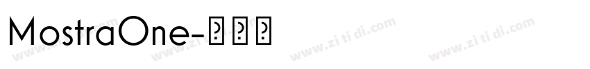 MostraOne字体转换