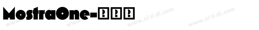 MostraOne字体转换