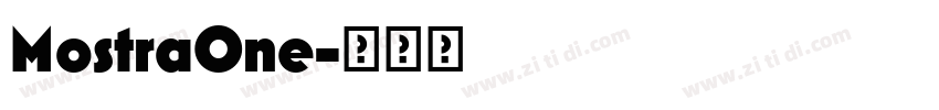 MostraOne字体转换