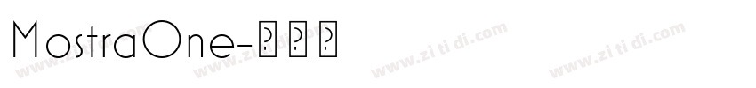 MostraOne字体转换