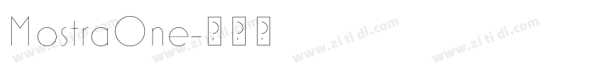 MostraOne字体转换