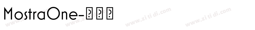 MostraOne字体转换