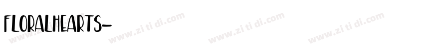 FloralHearts字体转换
