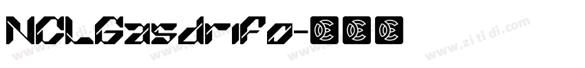 NCLGasdrifo字体转换