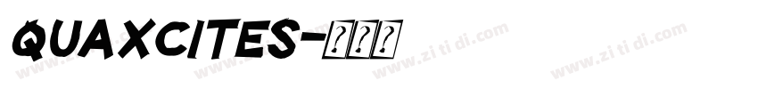 Quaxcites字体转换
