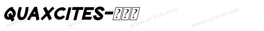 Quaxcites字体转换