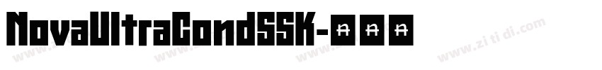 NovaUltraCondSSK字体转换