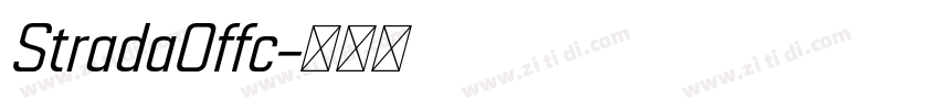 StradaOffc字体转换 StradaOffc字体转换