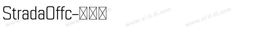 StradaOffc字体转换 StradaOffc字体转换