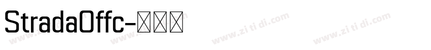 StradaOffc字体转换 StradaOffc字体转换