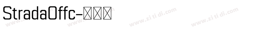 StradaOffc字体转换 StradaOffc字体转换