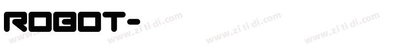 robot字体转换