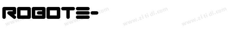 robote字体转换