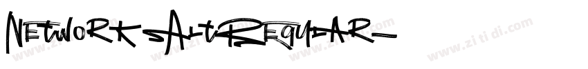 NetworkAltRegular字体转换