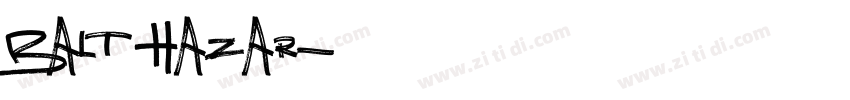 Balthazar字体转换