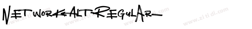 NetworkAltRegular字体转换