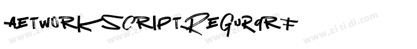 NetworkScriptRegular字体转换