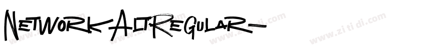 NetworkAltRegular字体转换