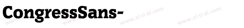 CongressSans字体转换 CongressSans字体转换