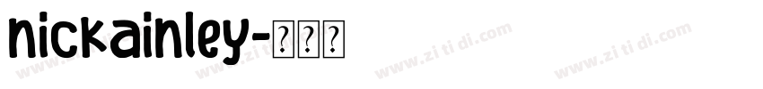 nickainley字体转换