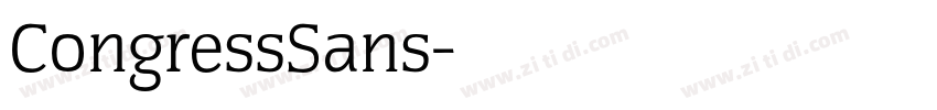 CongressSans字体转换 CongressSans字体转换
