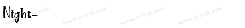 Night字体转换