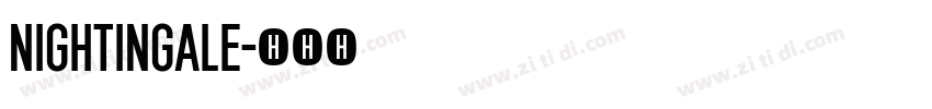Nightingale字体转换