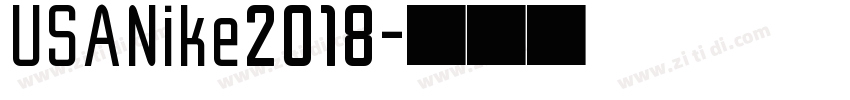 USANike2018字体转换