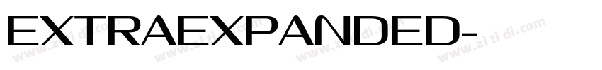 ExtraExpanded字体转换