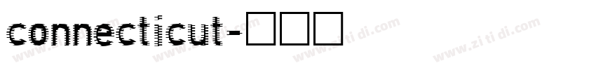 connecticut字体转换